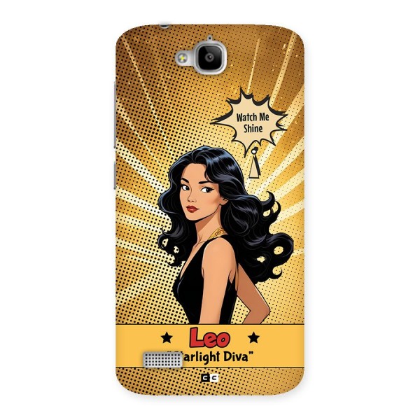 Diva Leo Back Case for Honor Holly