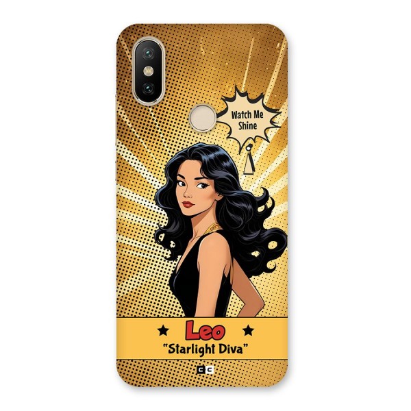 Diva Leo Back Case for Mi A2