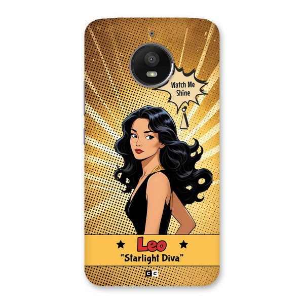 Diva Leo Back Case for Moto E4 Plus