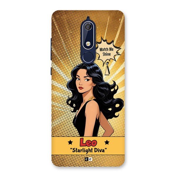 Diva Leo Back Case for Nokia 5.1