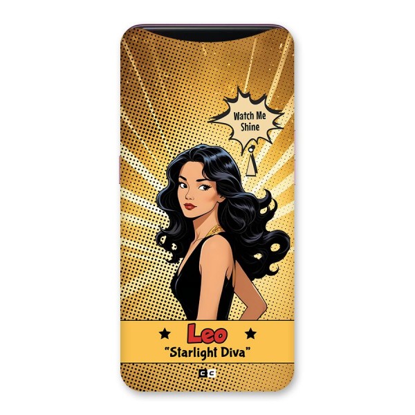 Diva Leo Back Case for Oppo Find X