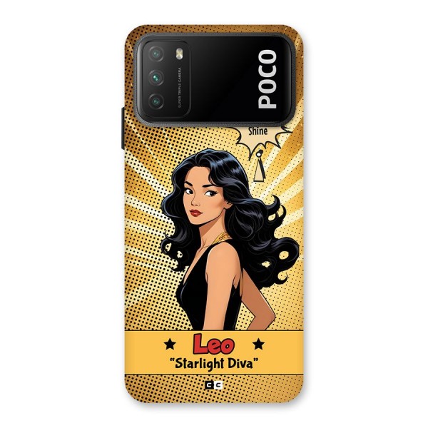 Diva Leo Back Case for Poco M3