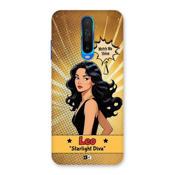 Diva Leo Back Case for Poco X2