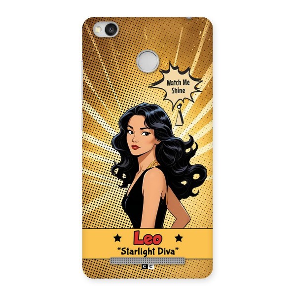 Diva Leo Back Case for Redmi 3S Prime