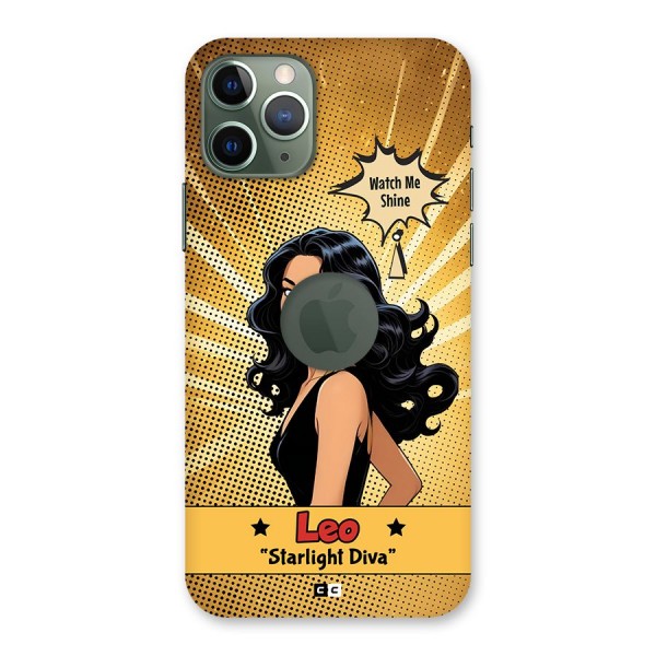 Diva Leo Back Case for iPhone 11 Pro Logo Cut