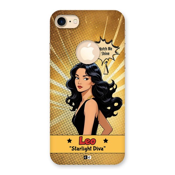 Diva Leo Back Case for iPhone 8 Logo Cut