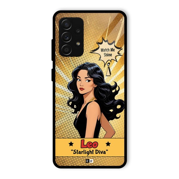 Diva Leo Glass Back Case for Galaxy A53 5G