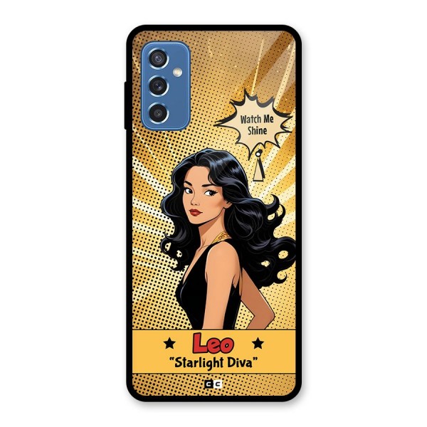 Diva Leo Glass Back Case for Galaxy M52 5G