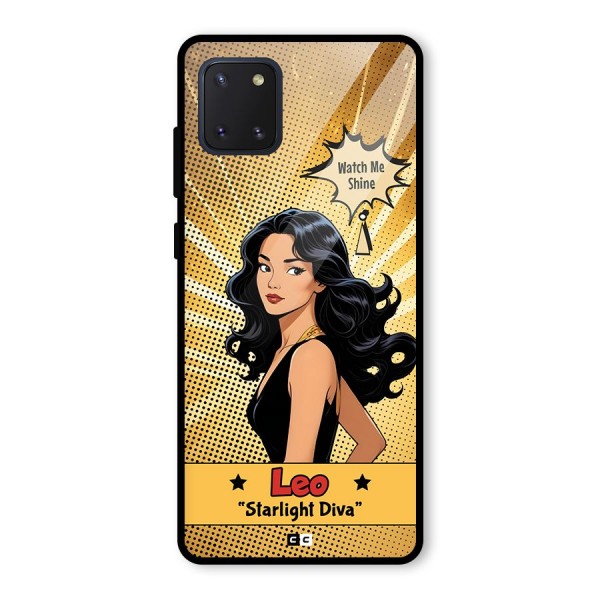 Diva Leo Glass Back Case for Galaxy Note 10 Lite