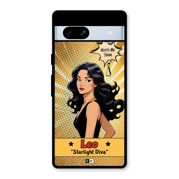 Diva Leo Glass Back Case for Google Pixel 7a