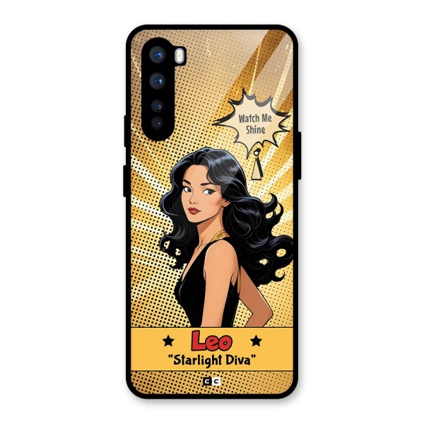 Diva Leo Glass Back Case for OnePlus Nord