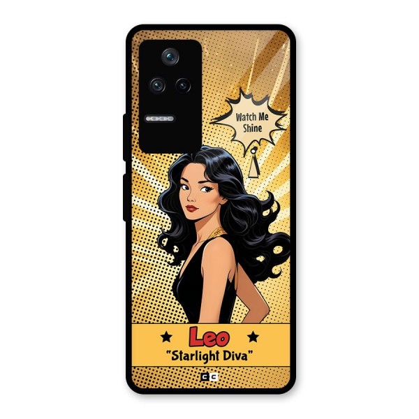 Diva Leo Glass Back Case for Poco F4 5G