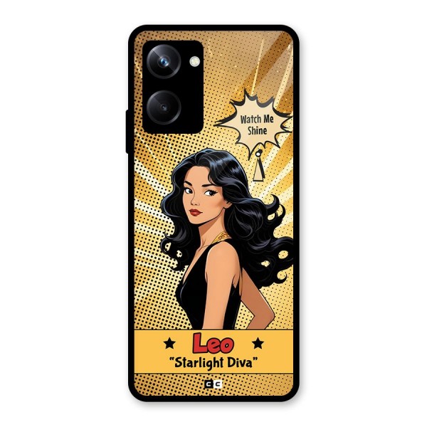 Diva Leo Glass Back Case for Realme 10 Pro