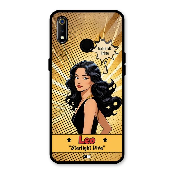 Diva Leo Glass Back Case for Realme 3i