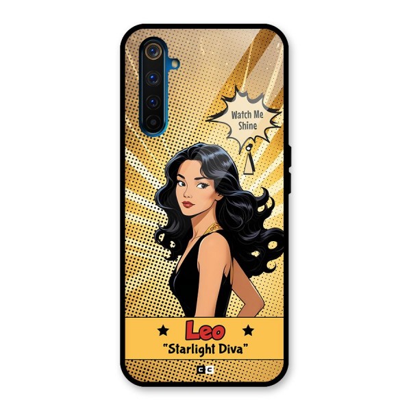 Diva Leo Glass Back Case for Realme 6 Pro