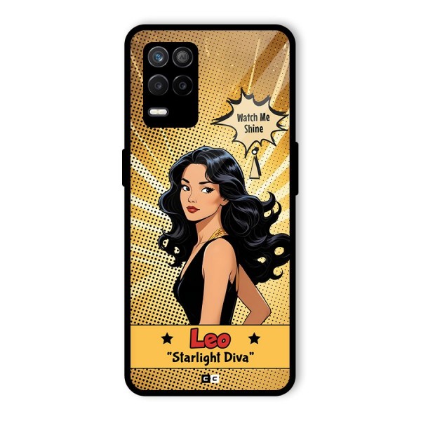 Diva Leo Glass Back Case for Realme 8 5G