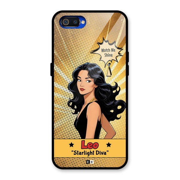 Diva Leo Glass Back Case for Realme C2