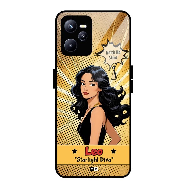 Diva Leo Glass Back Case for Realme C35