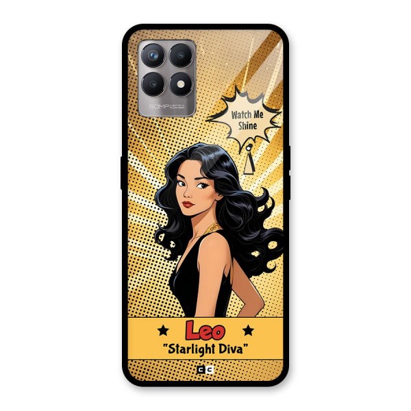 Diva Leo Glass Back Case for Realme Narzo 50