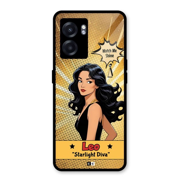 Diva Leo Glass Back Case for Realme Narzo 50 5G