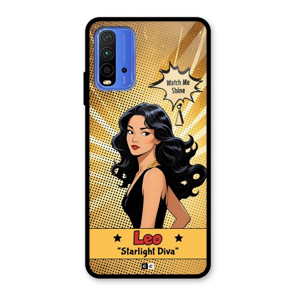 Diva Leo Glass Back Case for Redmi 9 Power