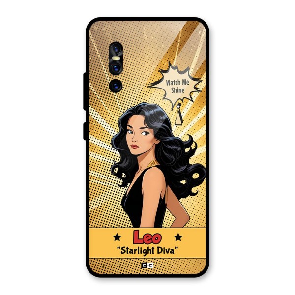 Diva Leo Glass Back Case for Vivo V15 Pro