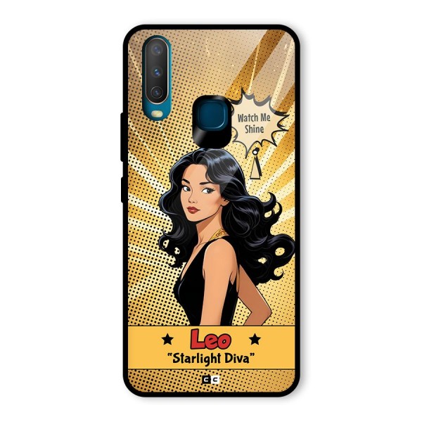 Diva Leo Glass Back Case for Vivo Y12