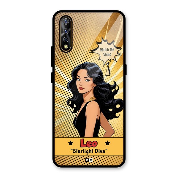 Diva Leo Glass Back Case for Vivo Z1x