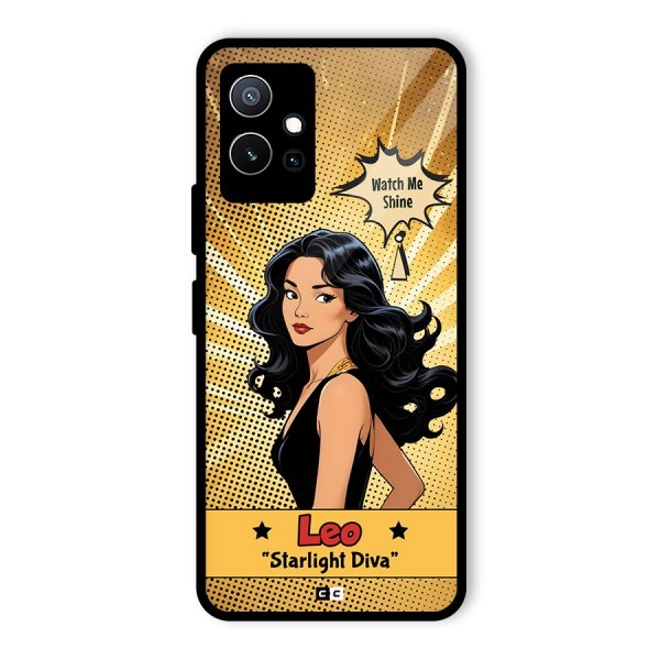 Diva Leo Glass Back Case for Vivo iQOO Z6