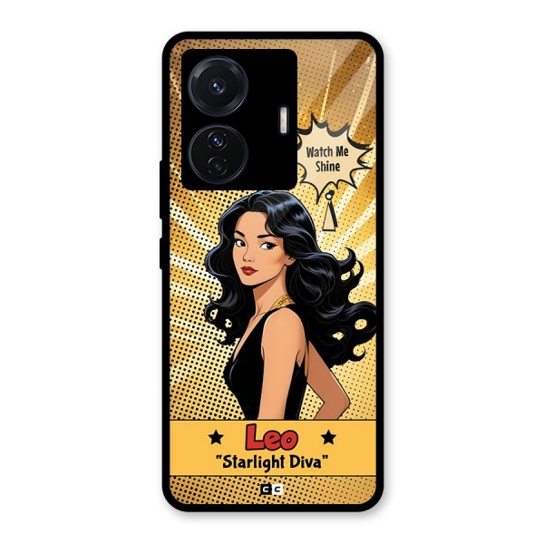 Diva Leo Glass Back Case for Vivo iQOO Z6 Pro