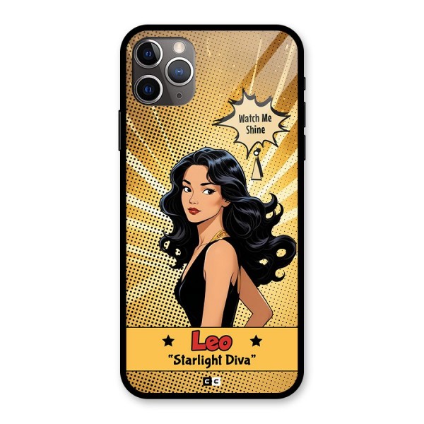 Diva Leo Glass Back Case for iPhone 11 Pro Max