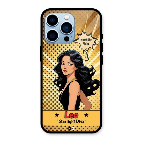 Diva Leo Glass Back Case for iPhone 13 Pro