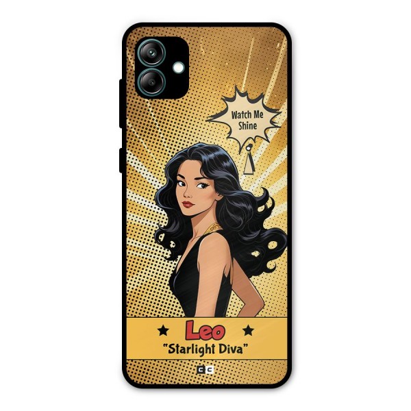 Diva Leo Metal Back Case for Galaxy A04