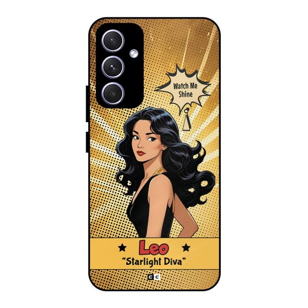 Diva Leo Metal Back Case for Galaxy A54