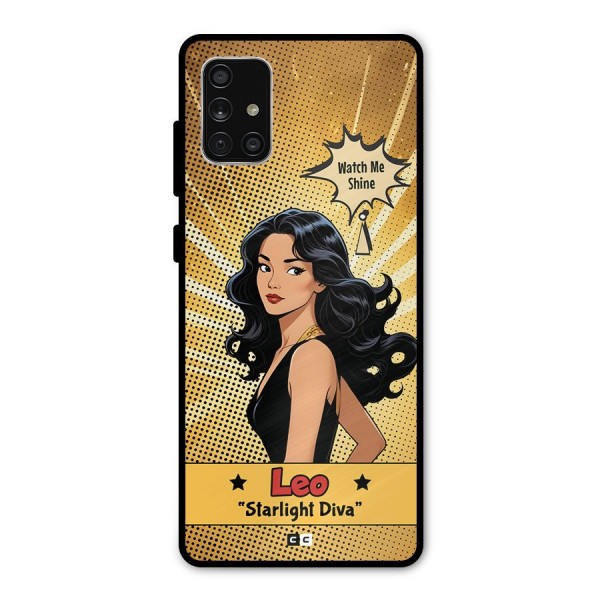 Diva Leo Metal Back Case for Galaxy A71