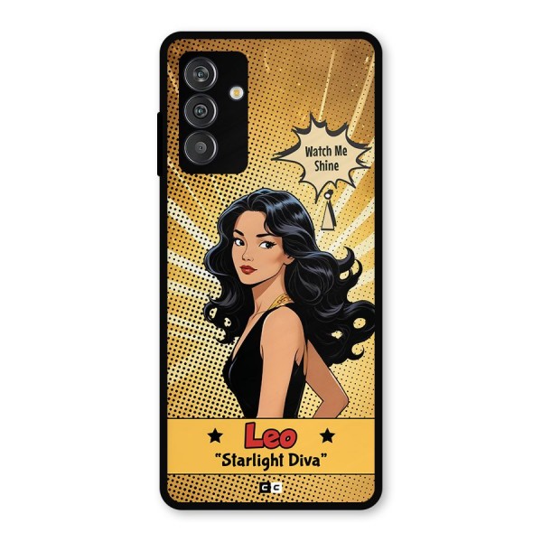 Diva Leo Metal Back Case for Galaxy F13