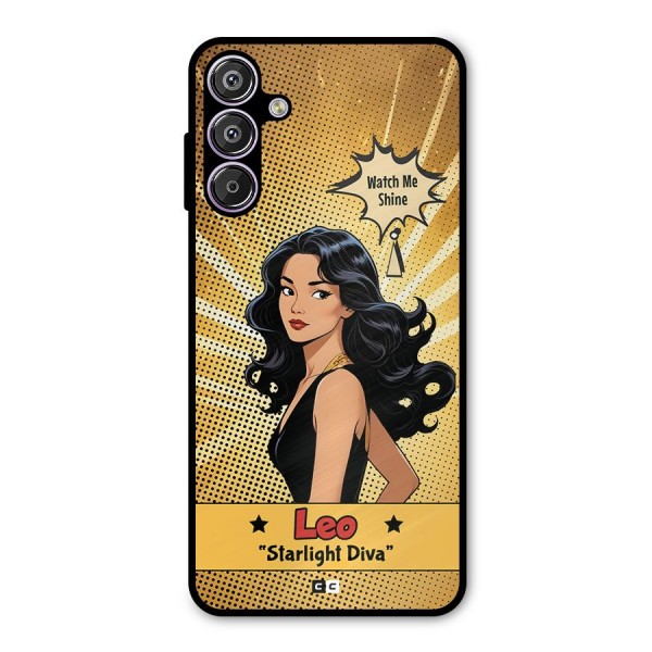 Diva Leo Metal Back Case for Galaxy F15