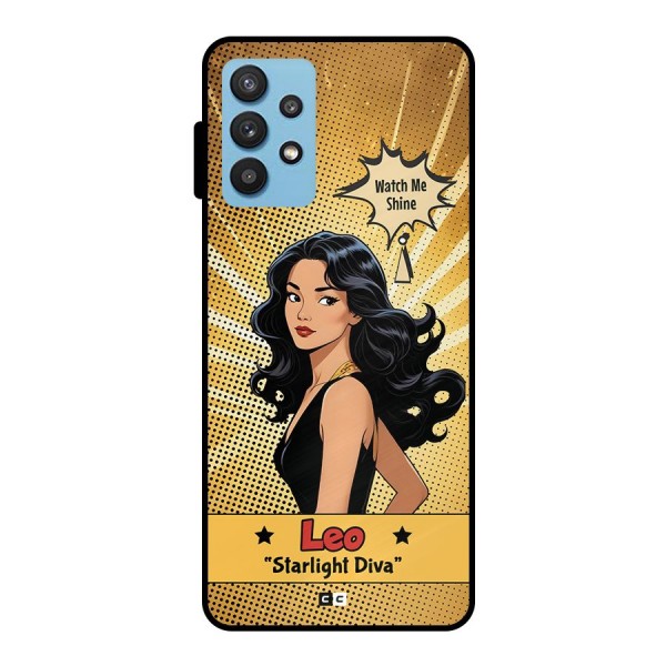 Diva Leo Metal Back Case for Galaxy M32 5G