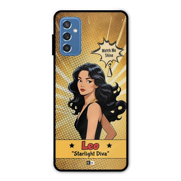 Diva Leo Metal Back Case for Galaxy M52 5G