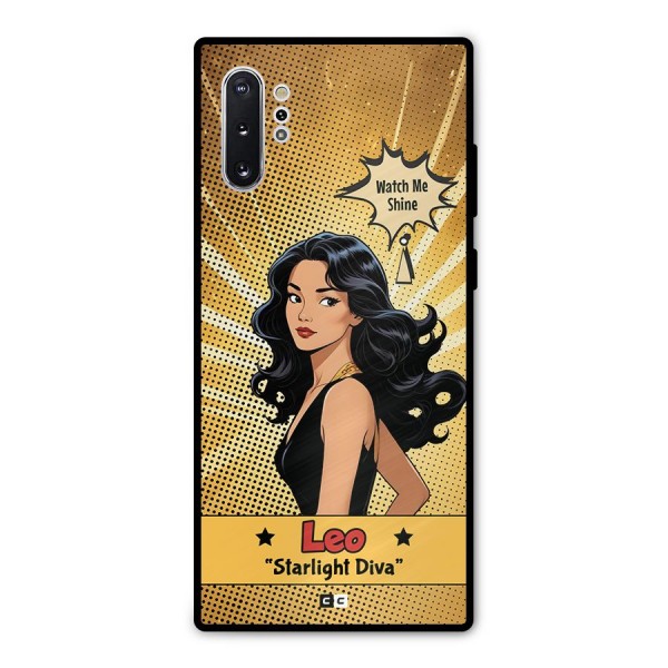 Diva Leo Metal Back Case for Galaxy Note 10 Plus