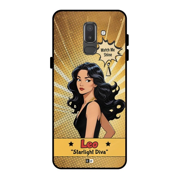 Diva Leo Metal Back Case for Galaxy On8 (2018)