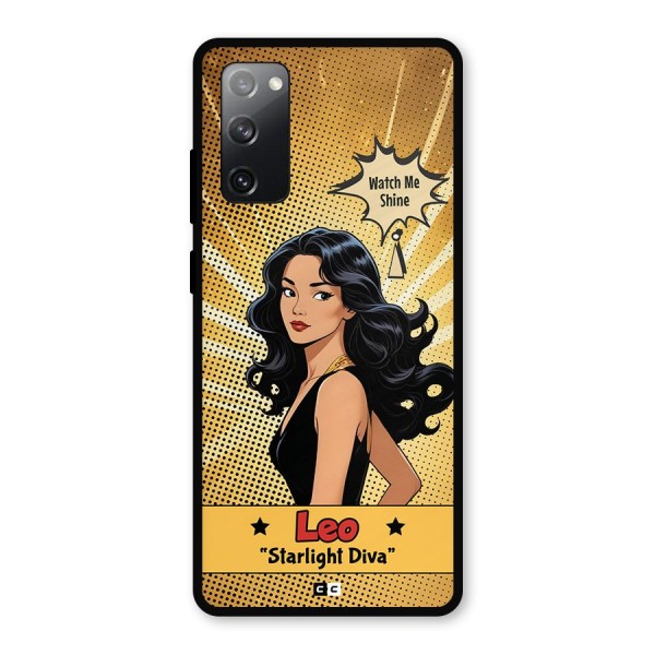 Diva Leo Metal Back Case for Galaxy S20 FE