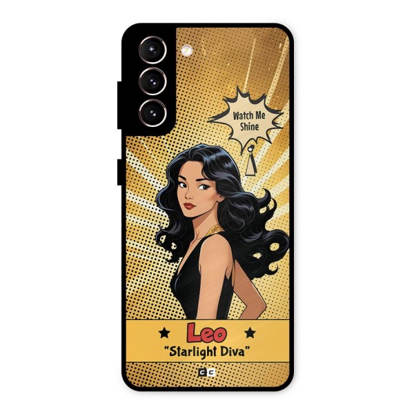 Diva Leo Metal Back Case for Galaxy S21 5G