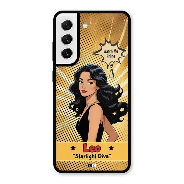 Diva Leo Metal Back Case for Galaxy S21 FE 5G