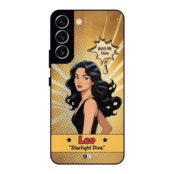 Diva Leo Metal Back Case for Galaxy S22 5G