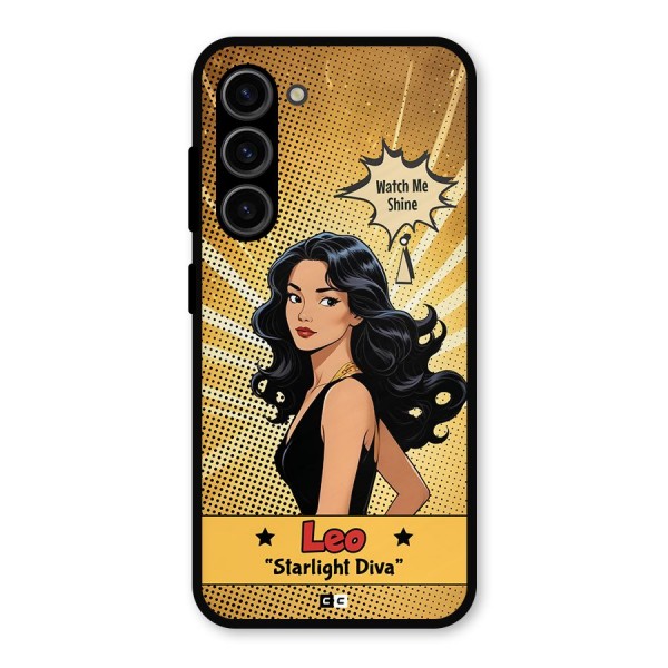 Diva Leo Metal Back Case for Galaxy S23