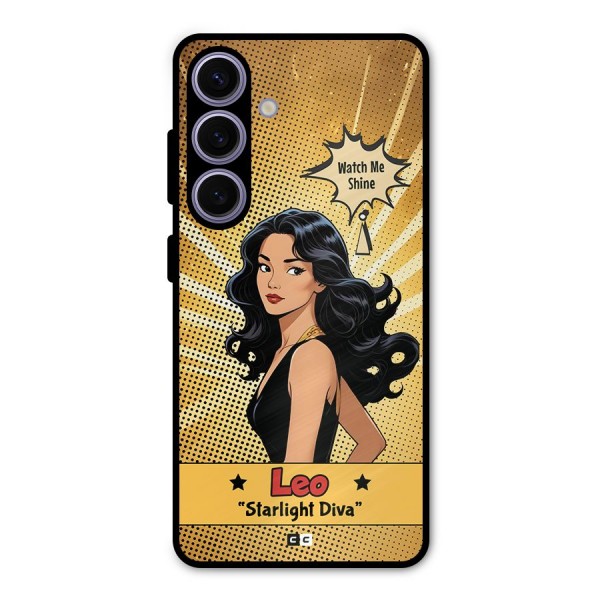 Diva Leo Metal Back Case for Galaxy S24