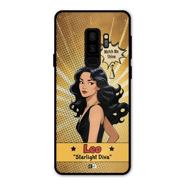 Diva Leo Metal Back Case for Galaxy S9 Plus