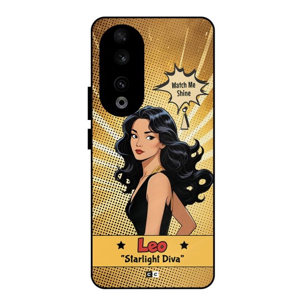 Diva Leo Metal Back Case for Honor 90