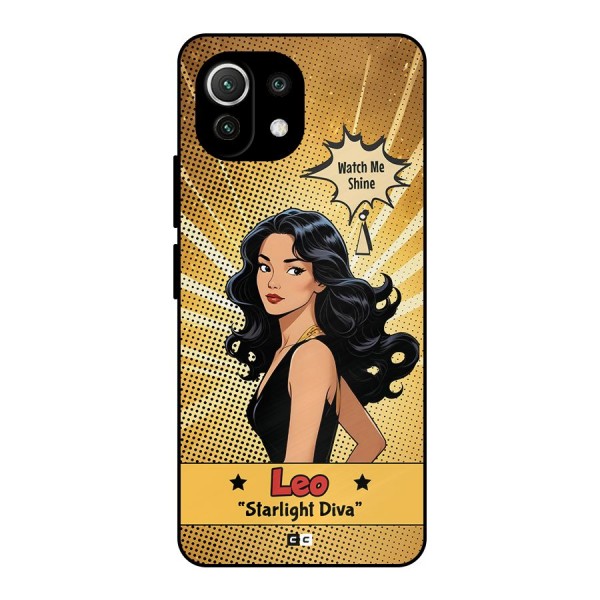 Diva Leo Metal Back Case for Mi 11 Lite